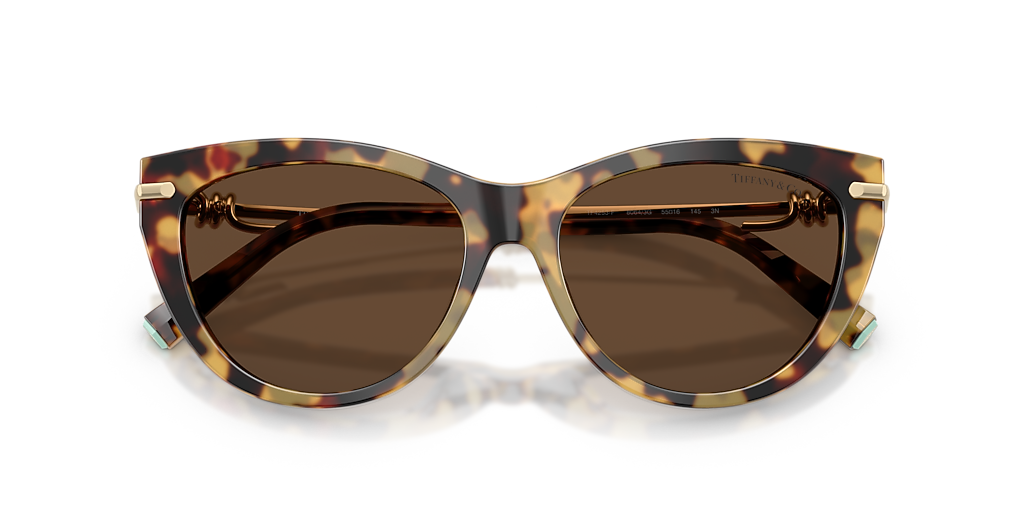 Tiffany & Co. TF4253F XL (55 - 16) with Brown lenses and Tortoise