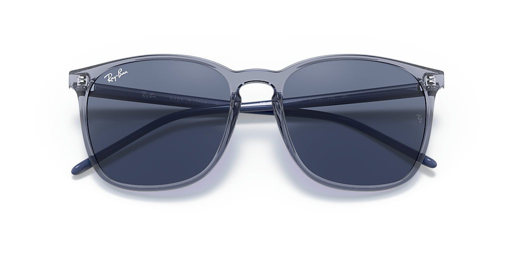Ray-Ban RB4387 M (56 - 18) with Blue lenses and Blue frame