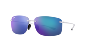 Maui Jim B443-05CM XL (62 - 14) with Blue lenses and Transparent