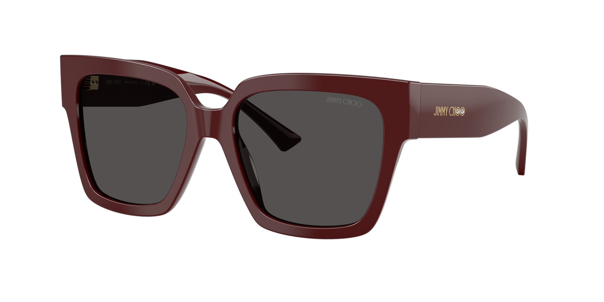 Jimmy Choo Woman Sunglass JC5047B -  Frame color: Cranberry, Lens color: Dark Grey