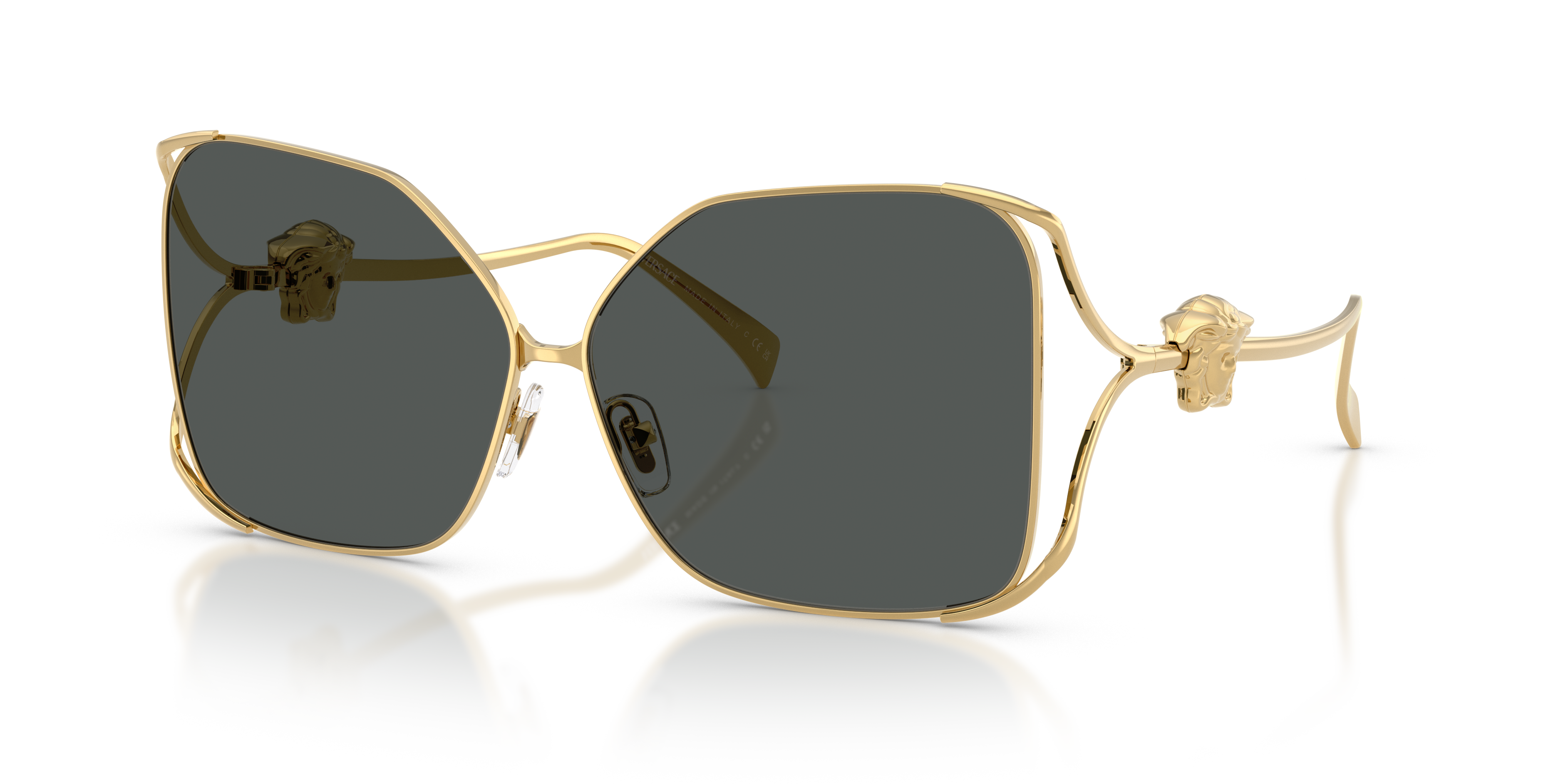 Versace VE2288 XL (62 - 11) with Grey lenses and Gold frame