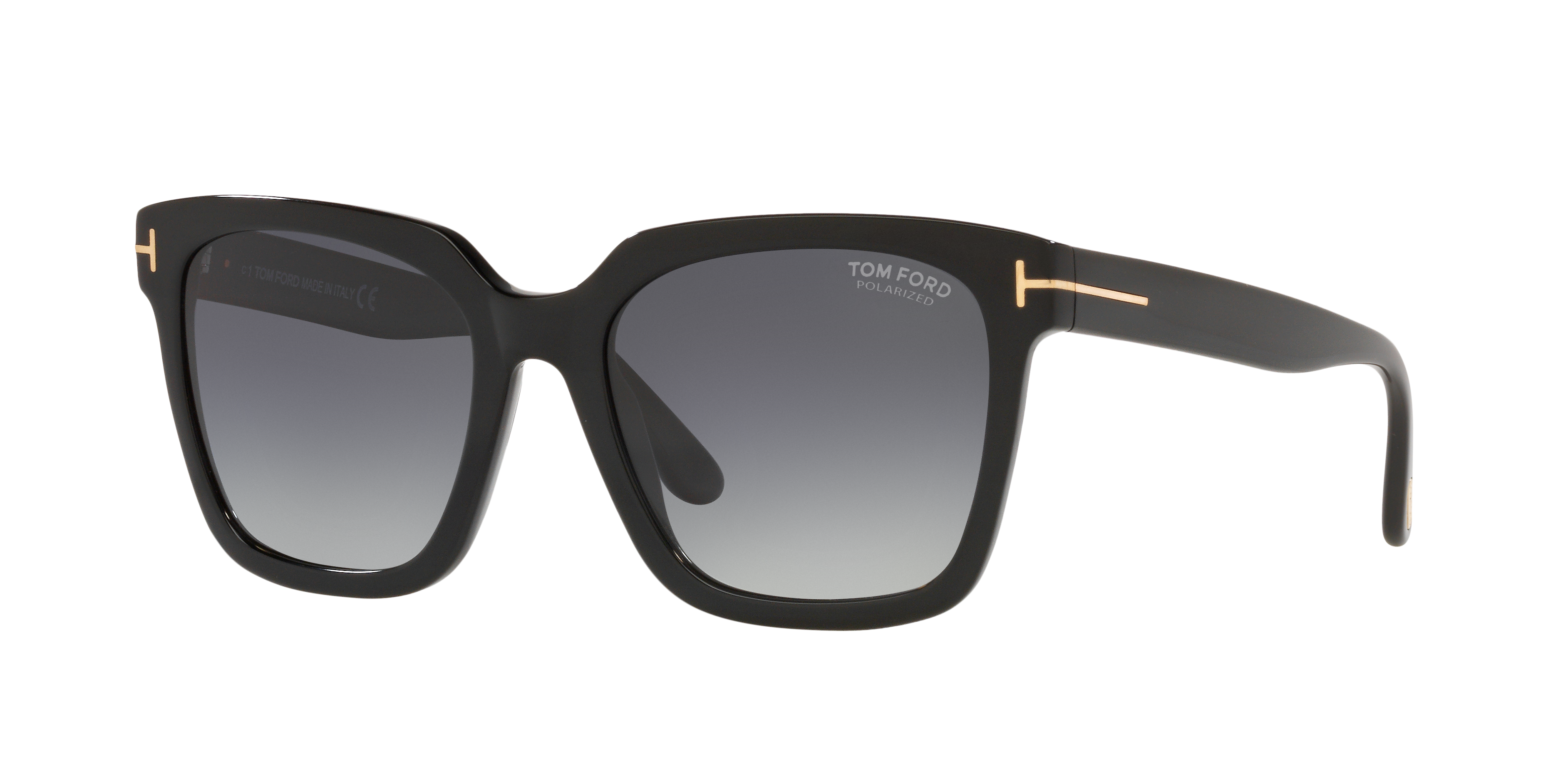 tom Tom Ford FT0952 XXL (55 - 19) with Grey lenses and Black frame