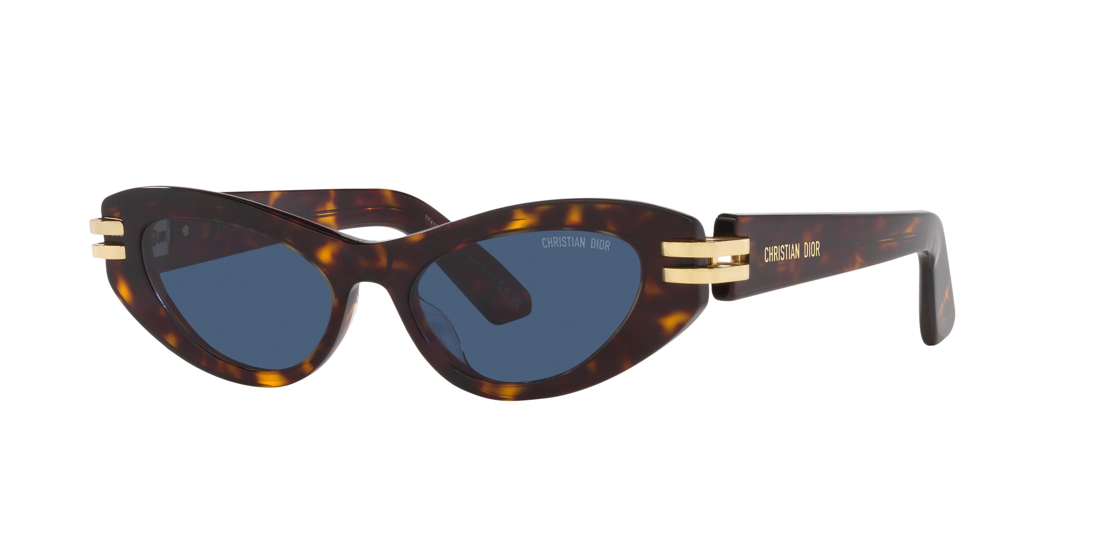 DIOR CDior B1U XXS (50 - 16) with Blue lenses and Tortoise frame