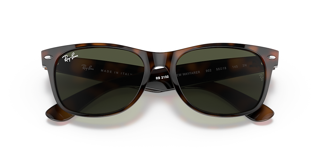 Ray-Ban New Wayfarer Classic S (52 - 18) com Lentes Verde e
