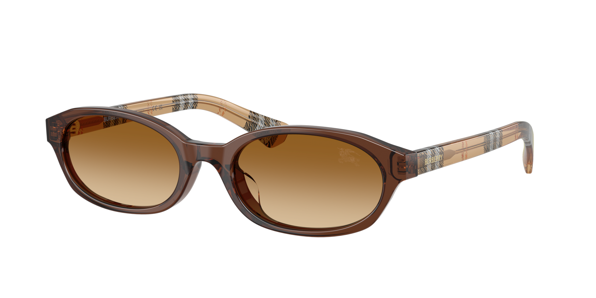 Burberry Vrouwelijk Sunglass BE4508D -  Framekleur: Bruin, Lenskleur: Bruin Gradiënt