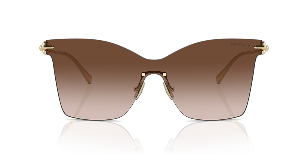 Tiffany & Co. TF3103K XXL (0 - 143) with Brown lenses and Gold
