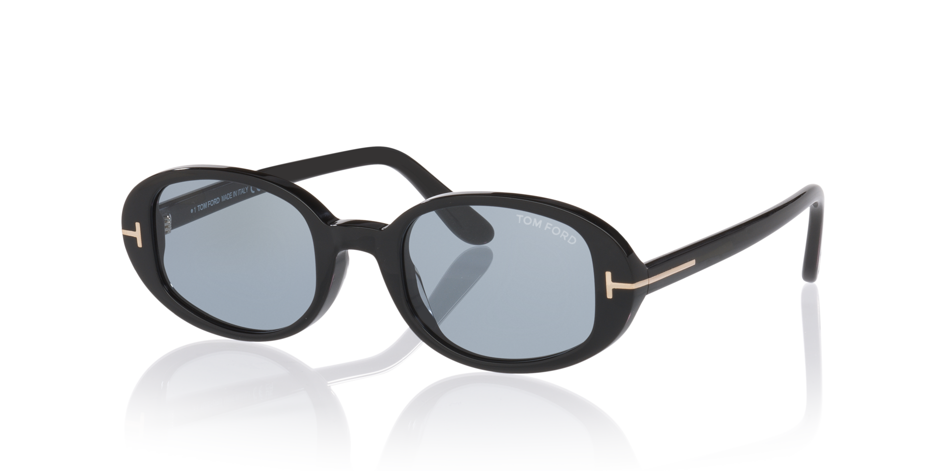 TOM FORD ダークトートイズ サングラス Tom Ford Iggy L (49 - 21) with Grey lenses and Black frame