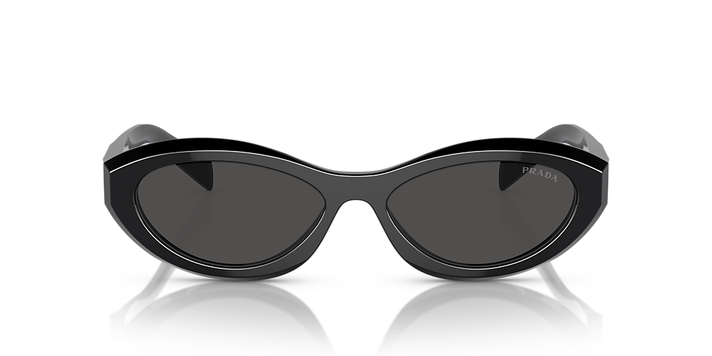 Prada PR 26ZSF L (56 - 15) with Grey lenses and Black frame