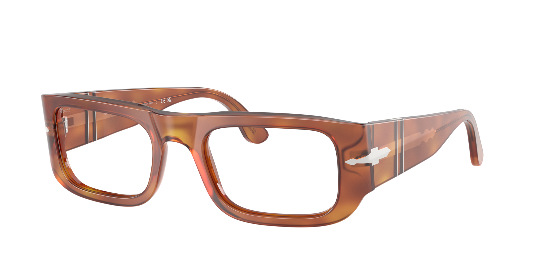 Persol Unisex Sunglass PO3362S - Transitions® - Rahmenfarbe: Terra Di Siena, Linsenfarbe: Transitions 8 Grün