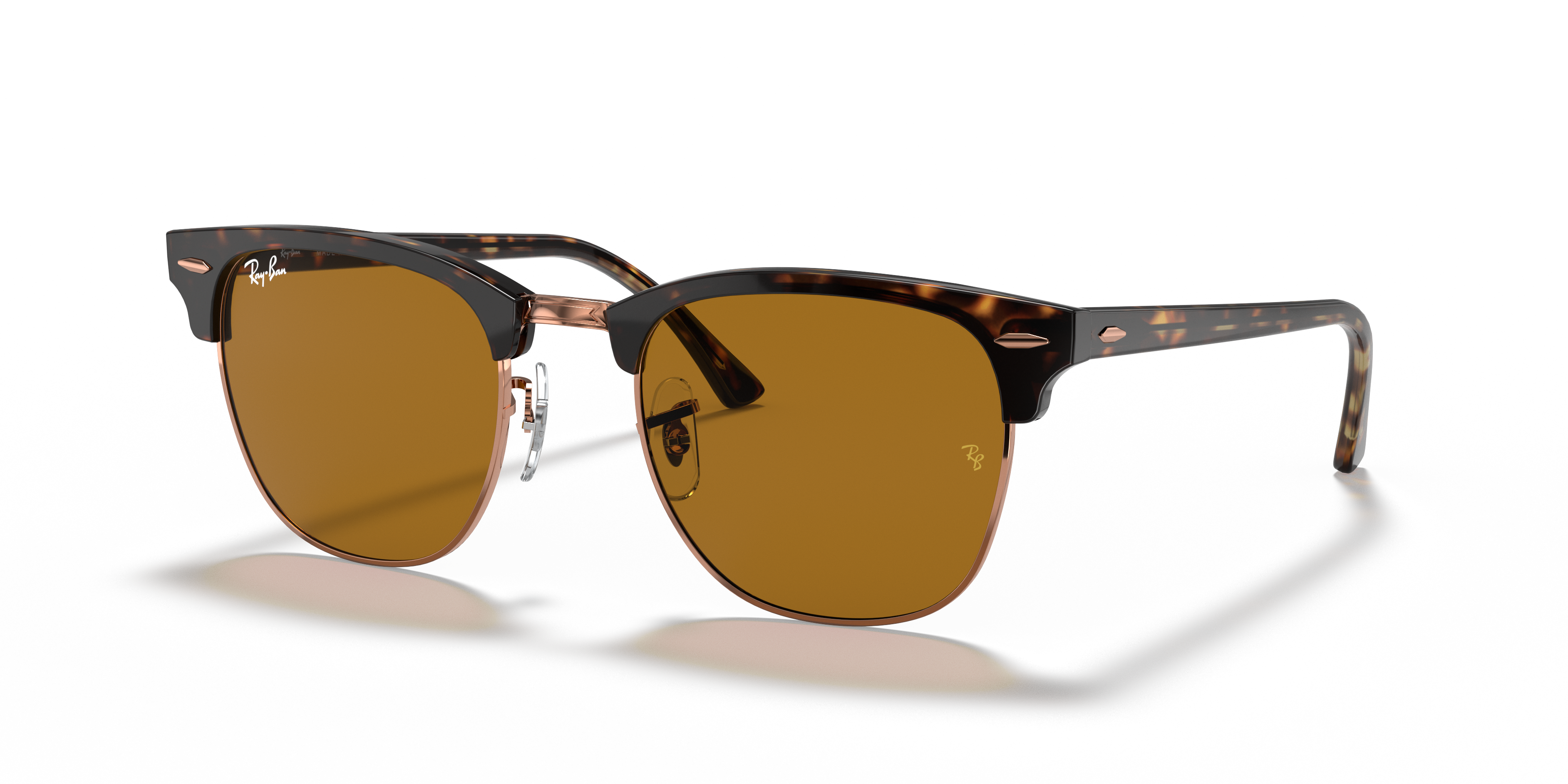 Ray-Ban Clubmaster Classic L (51 - 21) with Brown lenses and
