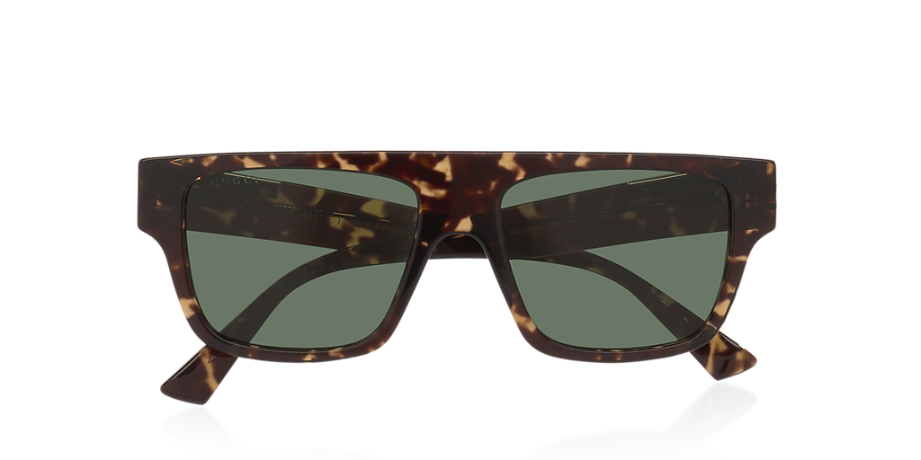 Gucci GG1960S L (53 - 17) with Green lenses and Tortoise frame