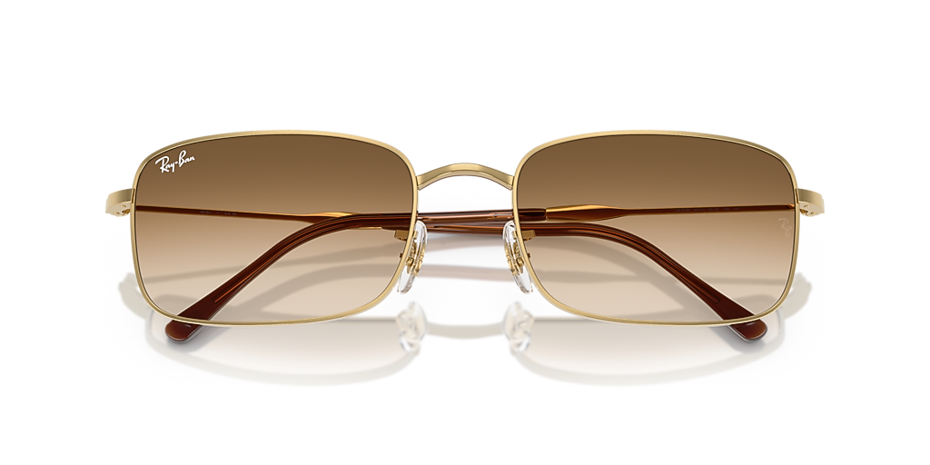 Ray-Ban RB3746 XL (56 - 20) with Brown lenses and Gold frame