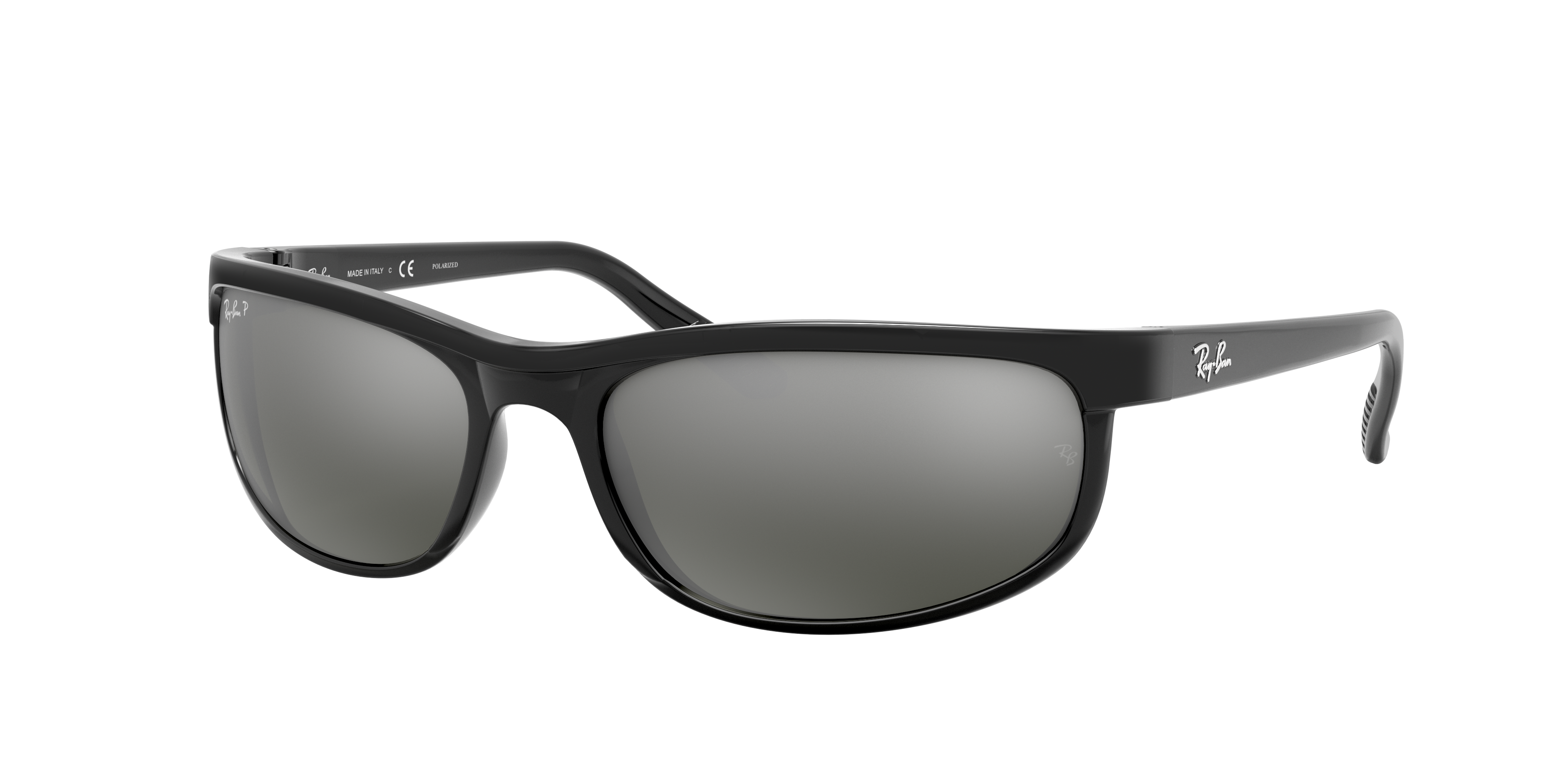 Ray-Ban Predator 2 XXL (62 - 19) with Grey lenses and Black frame