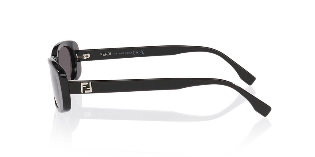 Fendi FF Squared FE40183I XS (53 - 17) with Grey lenses and Black