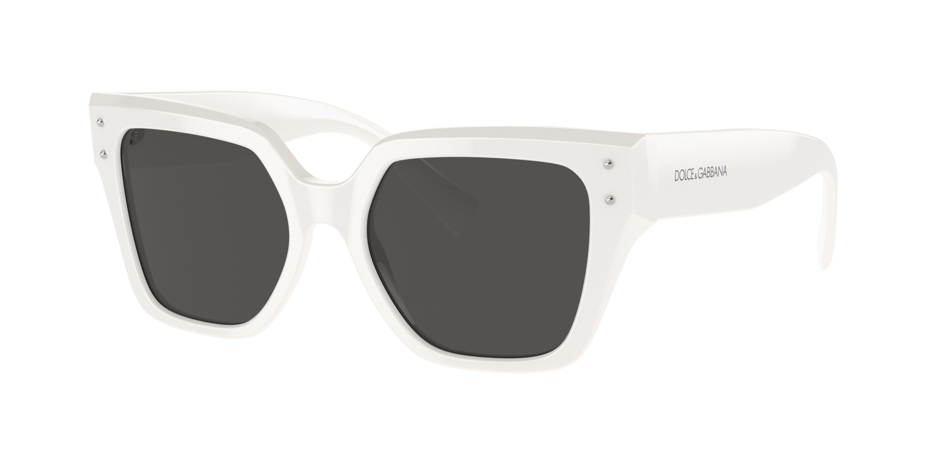 Dolce&Gabbana Woman Sunglass DG4471 -  Frame color: White, Lens color: Dark Grey