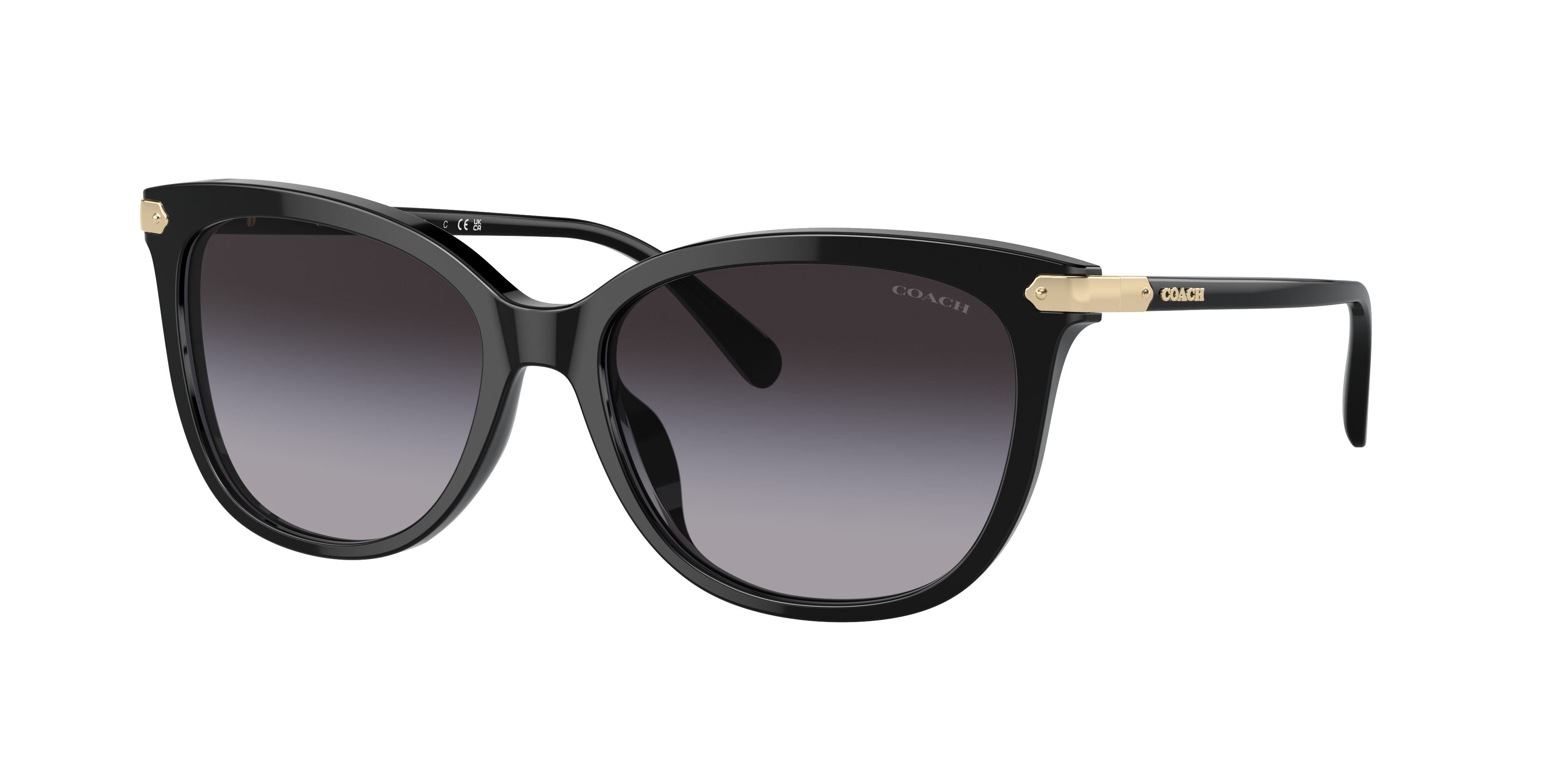 Coach Woman Sunglass CL926 -  Frame color: Black, Lens color: Grey Gradient