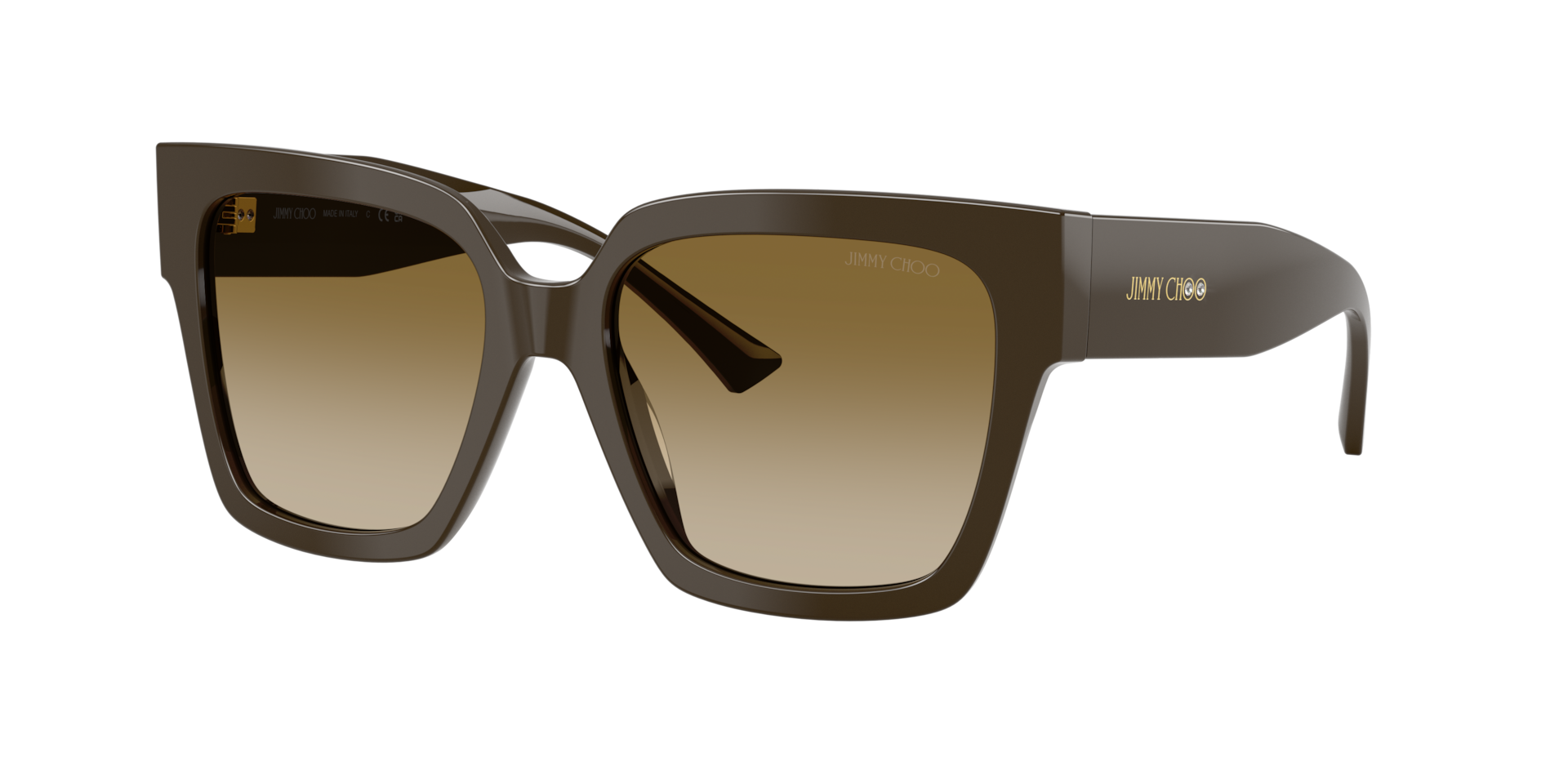 Jimmy Choo Woman Sunglass JC5047B -  Frame color: Caper Green, Lens color: Brown Gradient