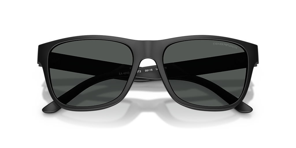 Emporio Armani EA4243 XL (56 - 18) con Micas Gris y Armazón Negro