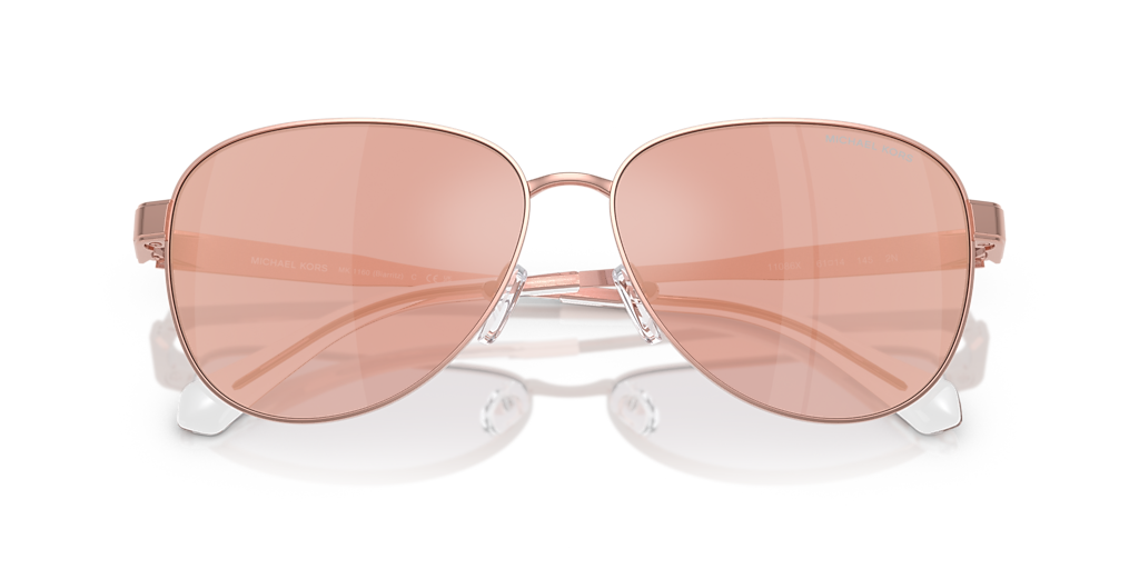 Michael Kors Biarritz XXL (61 - 14) with Gold lenses and Pink