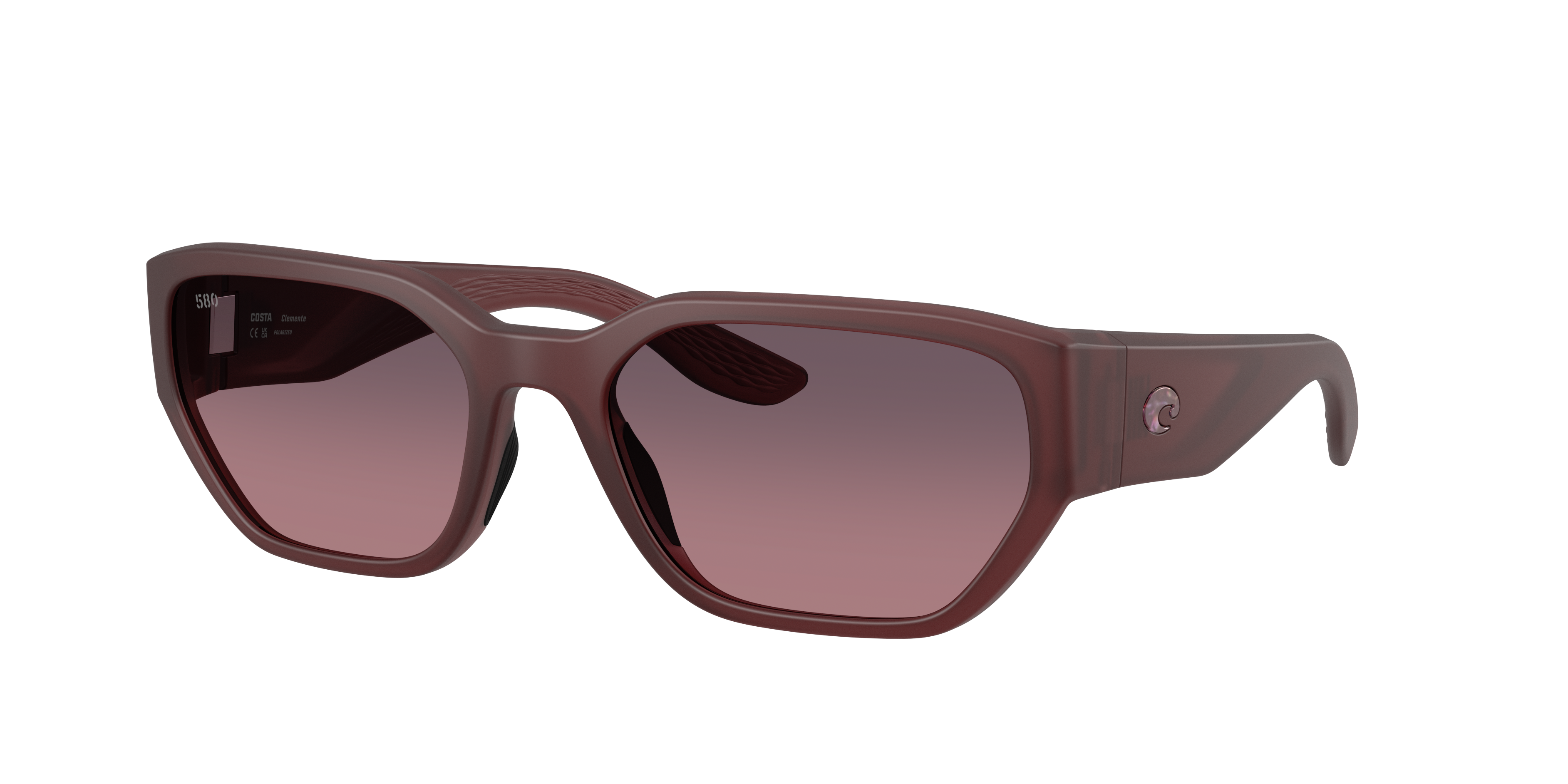 Costa Unisex Sunglass Clemente -  Frame color: Matt Stormy Sunset, Lens color: Rose Gradient
