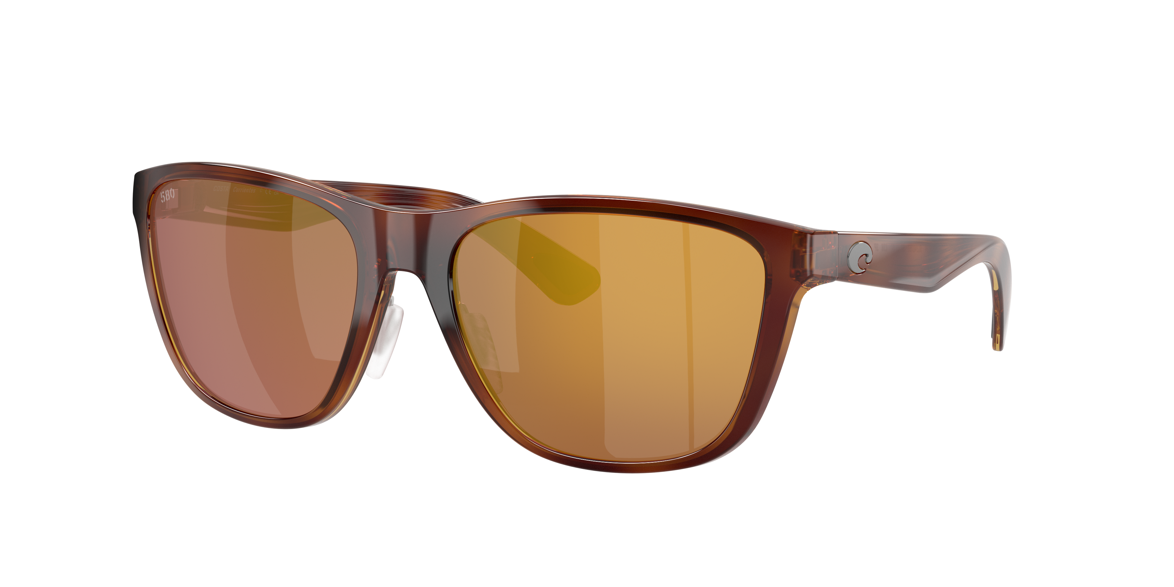 Costa Unisex Sunglass Corrientes -  Frame color: Tortoise, Lens color: Gold Mirror