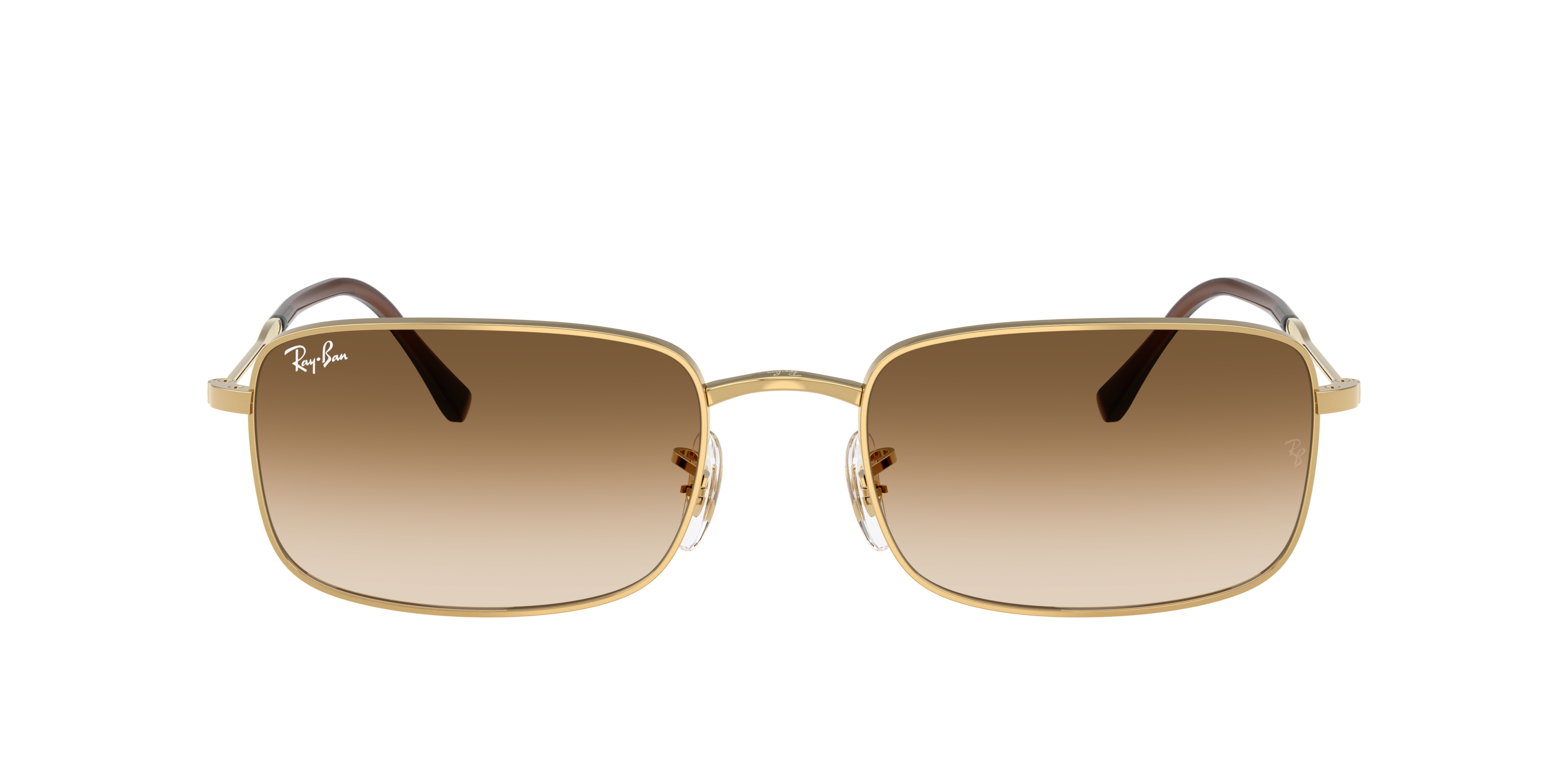 Ray-Ban RB3746 XL (56 - 20) with Brown lenses and Gold frame