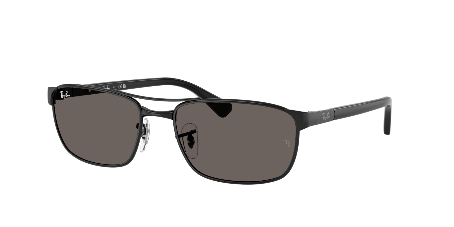 Ray-Ban Unisex Sunglass RB3778 - Couleur du Monture: Noir, Couleur de Lentille: Gris foncé