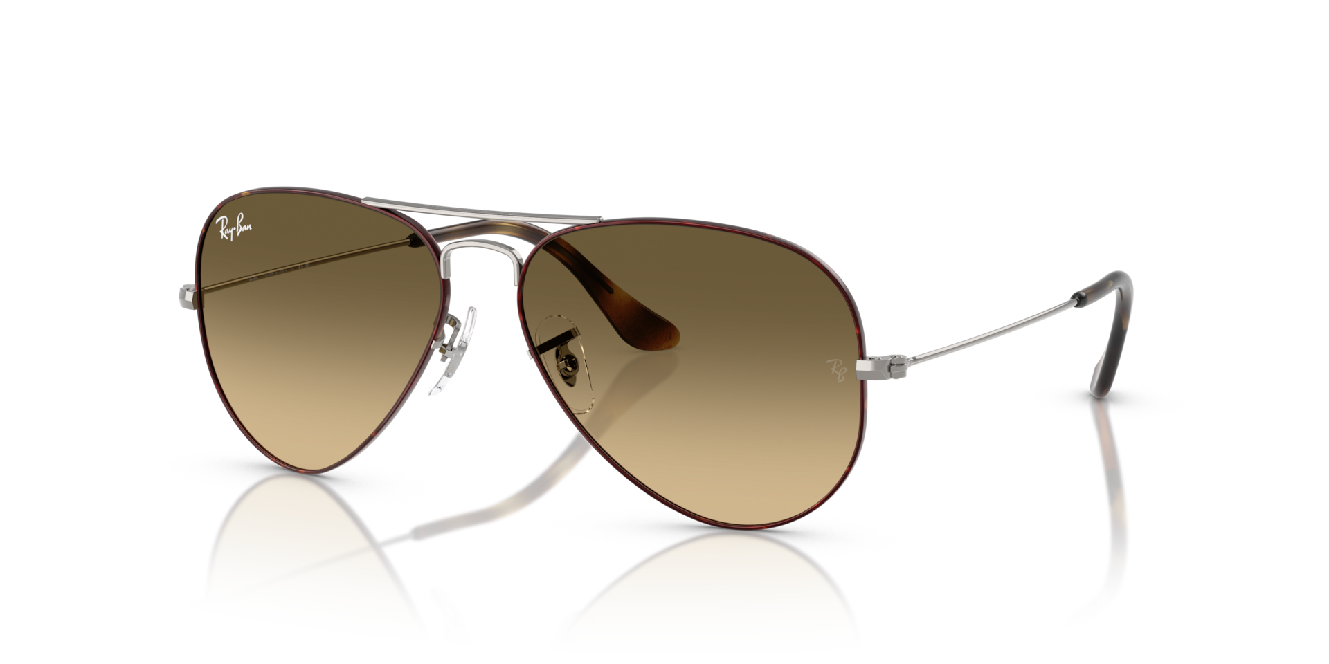 Ray-Ban Aviator Large Metal XXL (62 - 14) with Brown lenses and