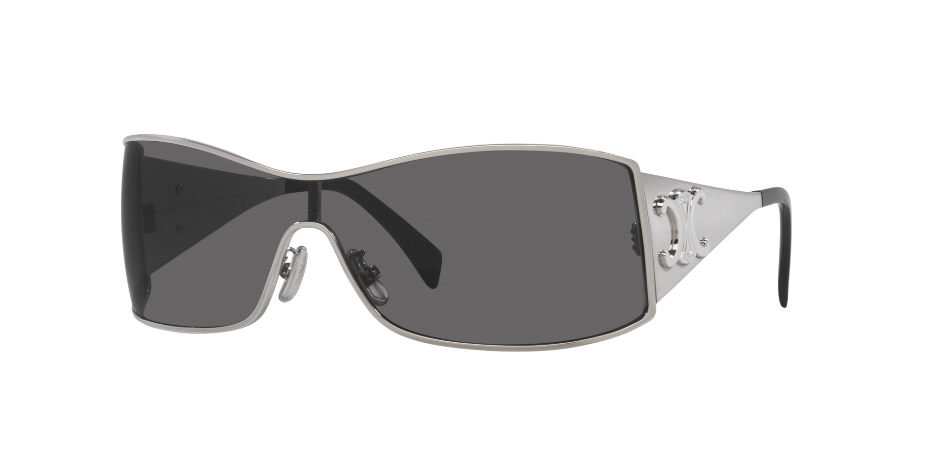 Celine Femme Sunglass Maxi Metal Triomphe CL40283U - Couleur du Monture Gris Couleur de Lentille Gris 240 €