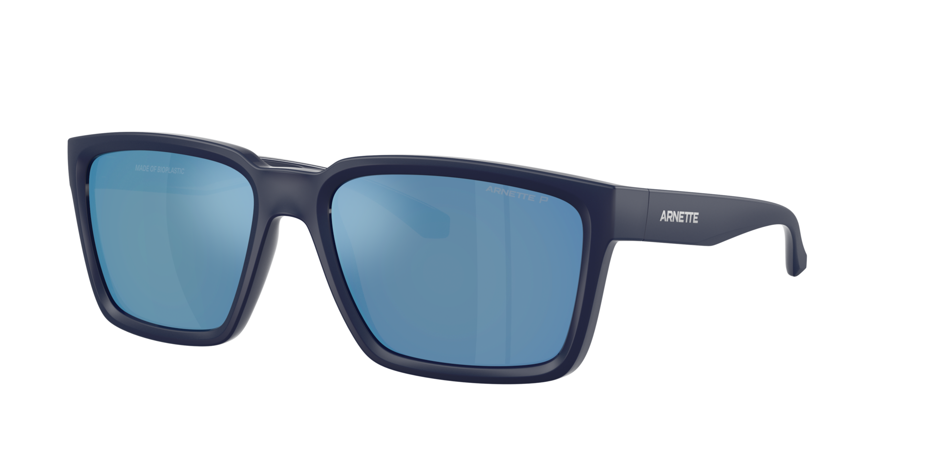 Arnette Man Sunglass Plot Twist -  Frame color: Dark Blue Top Matt/Shiny, Lens color: Dark Grey Mirror Water Polarized