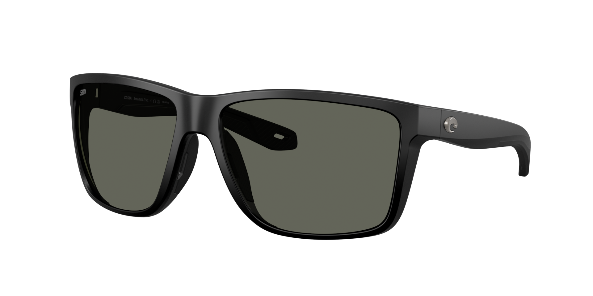 buse11　553025サイドアクリルブラックカラー Costa Broadbill II XL XXL (62 - 15) with Grey lenses and Black