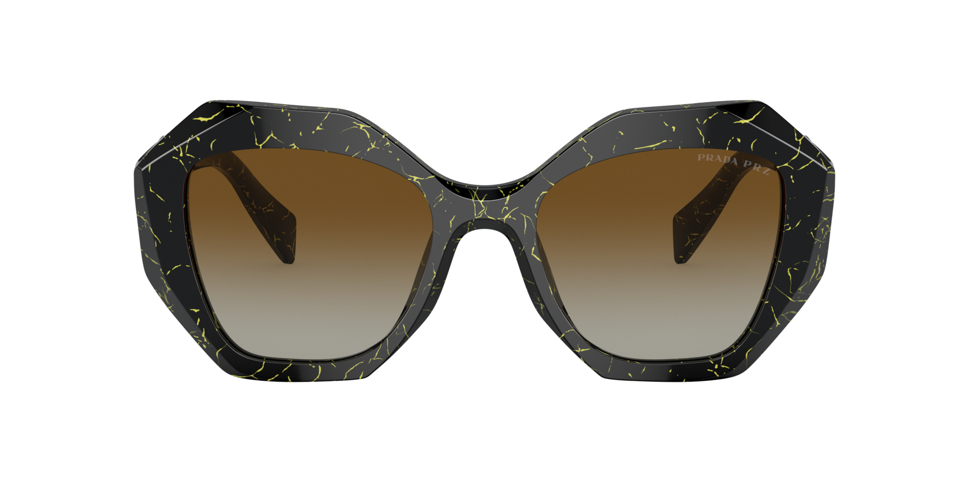 Prada PR 16WSF M (53 - 18) with Brown lenses and Black frame