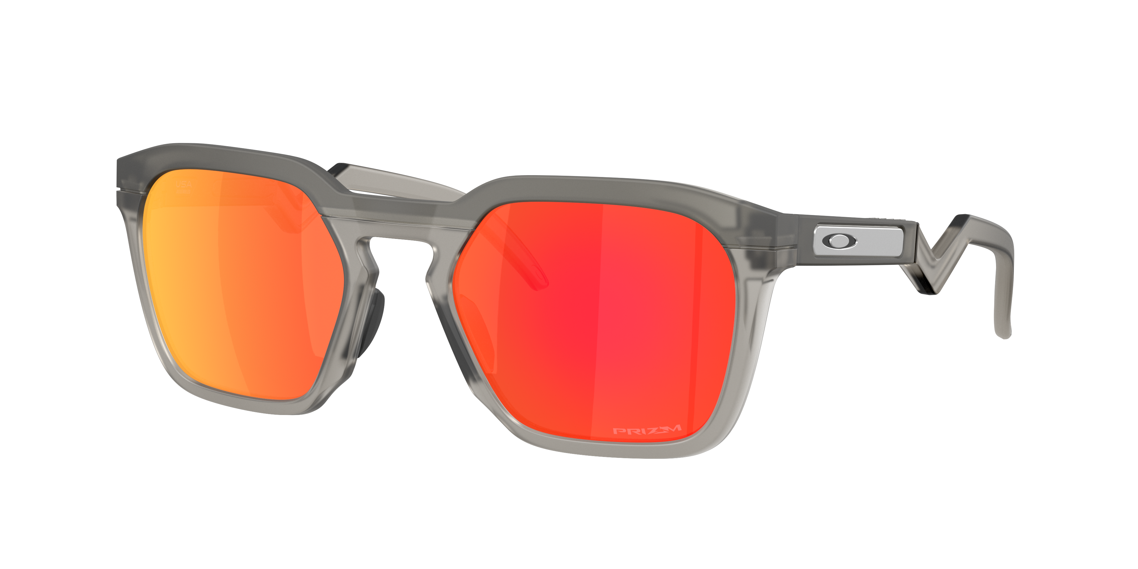 Oakley HSTN SQ L (54 - 21) with Orange lenses and Grey frame