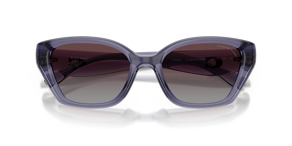 Coach CBY91 M (53 - 19) with Violet lenses and Violet frame  display picture 1