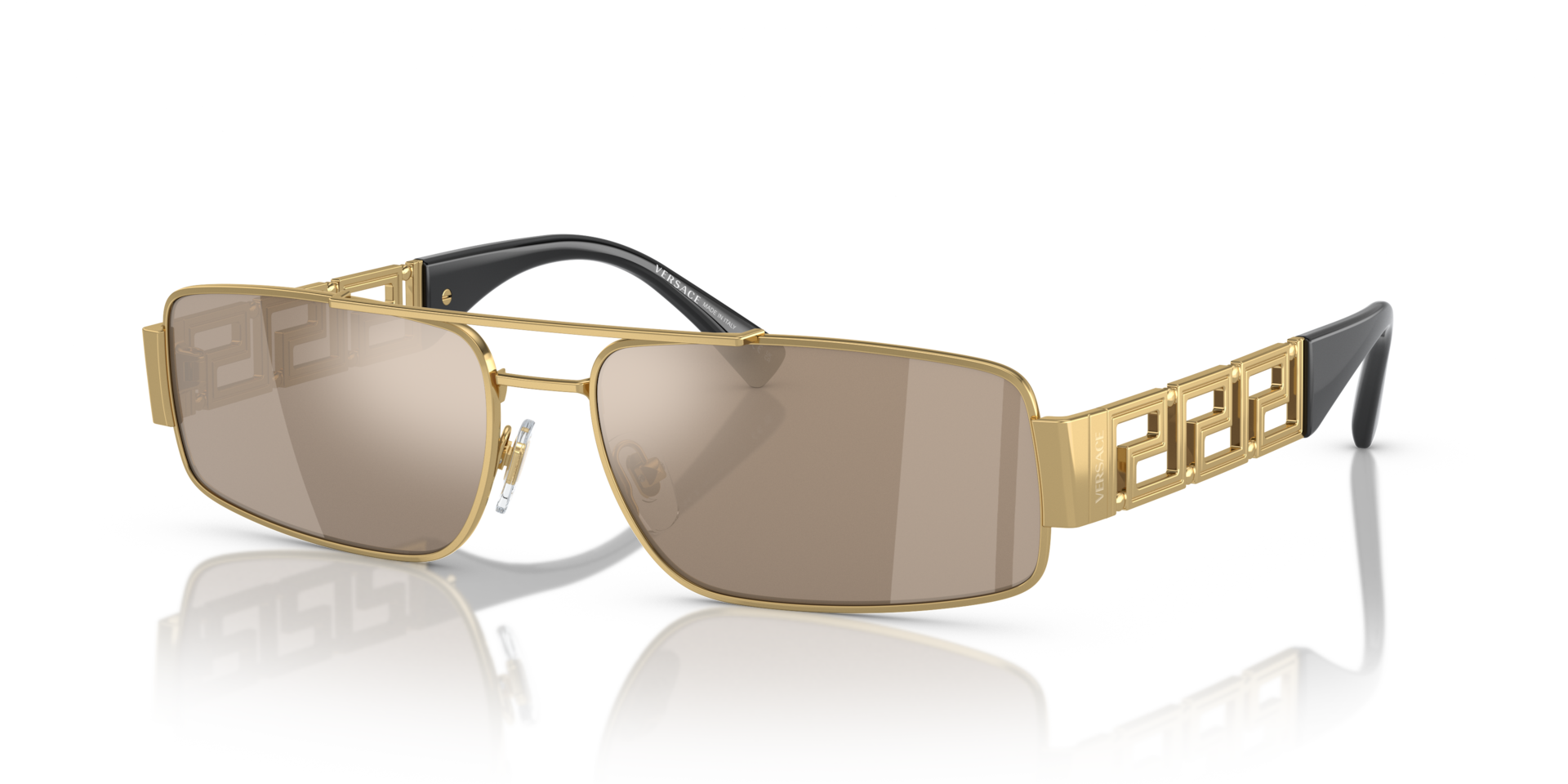 Versace VE2257 XL (60 - 16) with Brown lenses and Gold frame