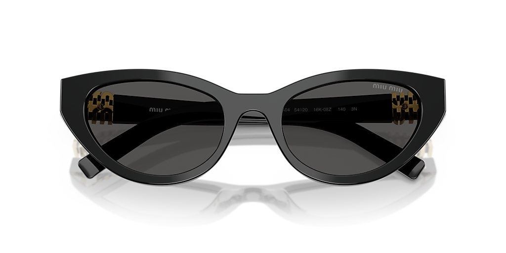 Miu Miu MU A04S L (54 - 20) with Grey lenses and Black frame