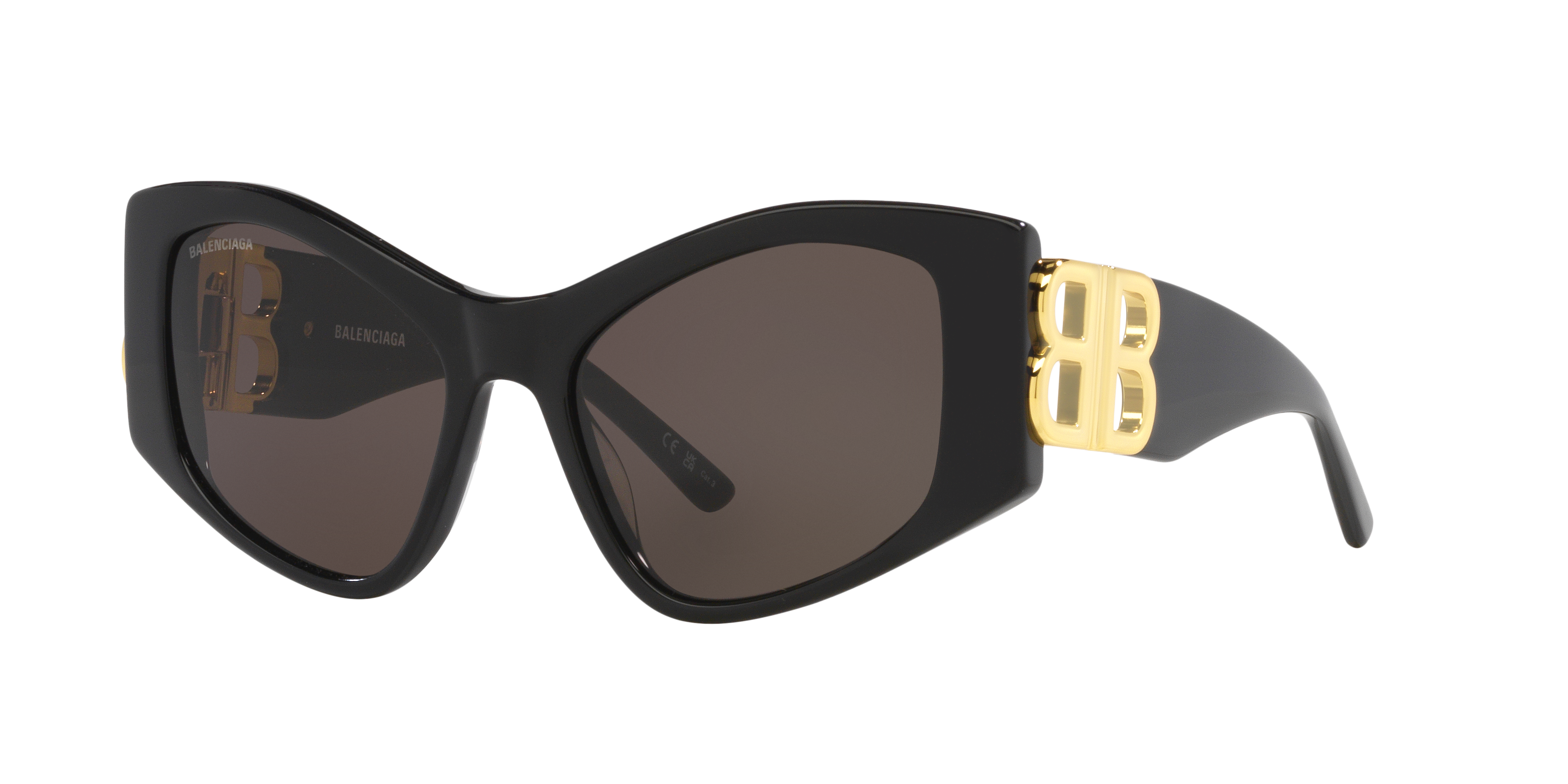 Balenciaga Woman Sunglass BB0287S -  Frame color: Black, Lens color: Grey
