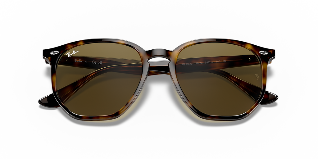 Ray-Ban RB4306 L (54 - 19) with Brown lenses and Tortoise  display picture 1