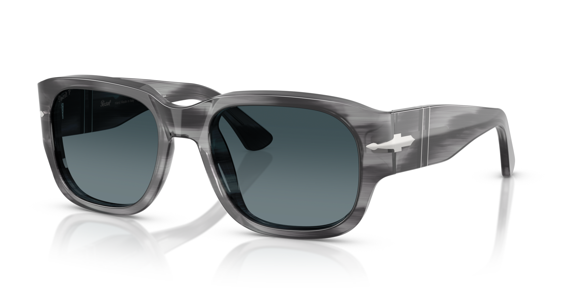 Persol PO3380S M (55 - 20) with Blue lenses and Grey frame