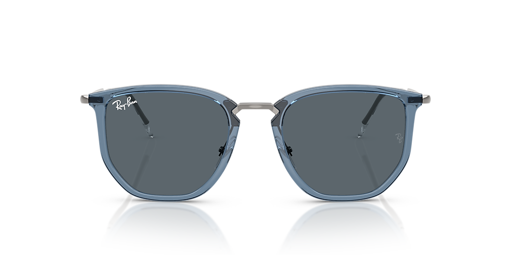 Ray-Ban RB4451 L (50 - 20) with Blue lenses and Blue frame  display picture 3