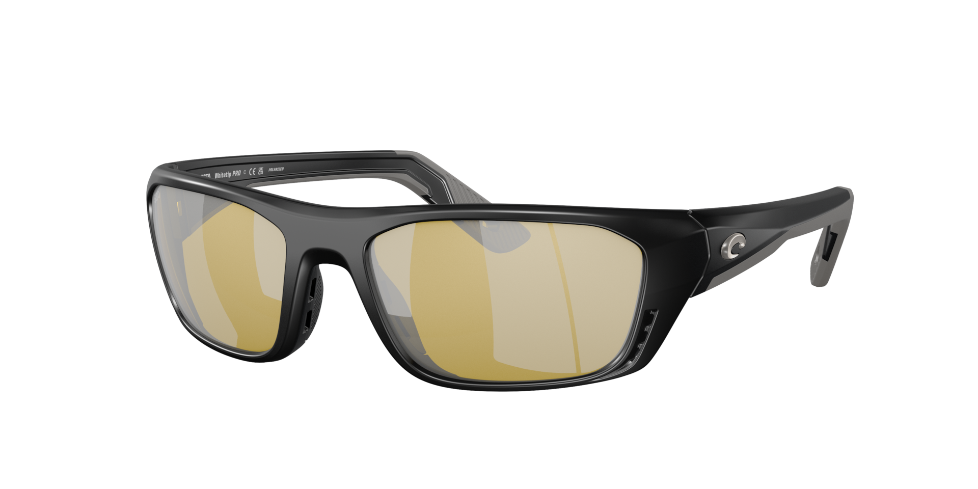 Costa Homme Sunglass Whitetip PRO - Couleur du Monture Noir mat Couleur de Lentille Sunrise Argent effet miroir 187 €