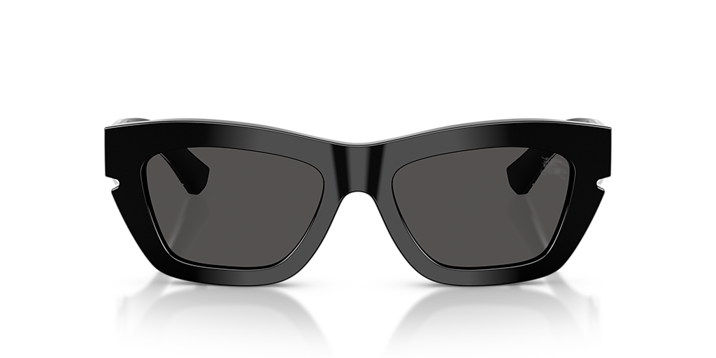 Burberry BE4454 M (52 - 18) with Grey lenses and Black frame  display picture 2