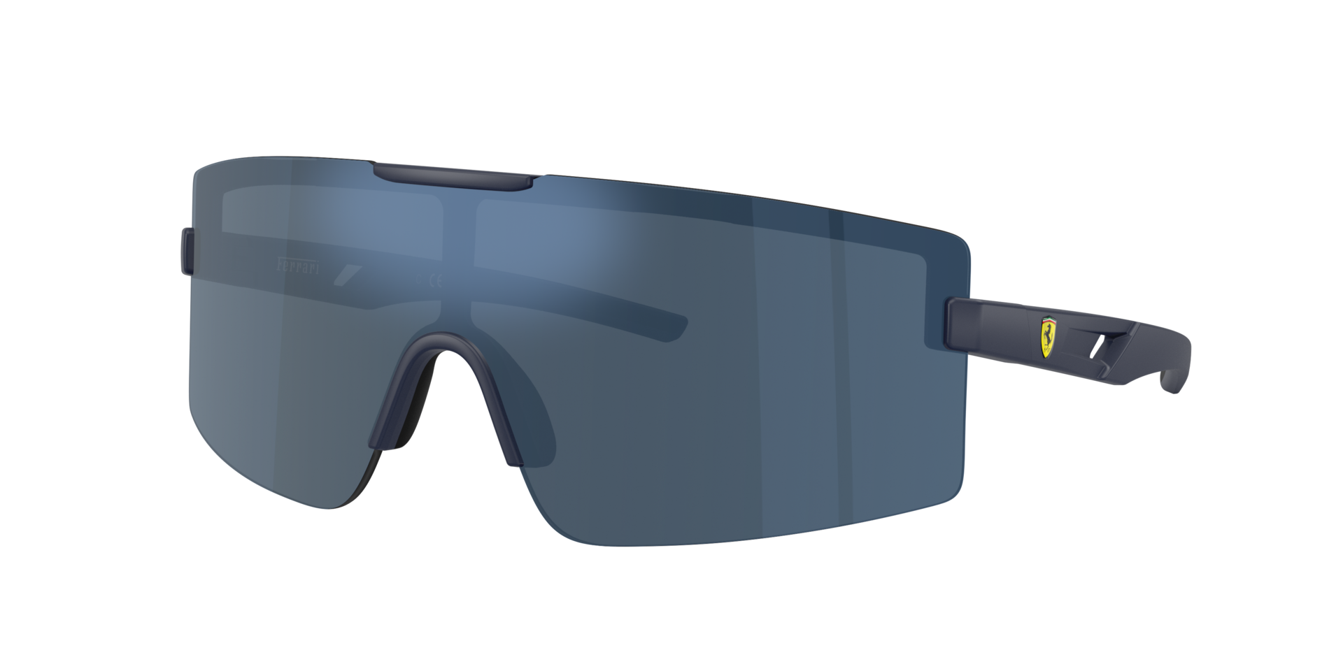 Scuderia Ferrari Man Sunglass FZ6008U -  Frame color: Matte Blue, Lens color: Mirror Blue