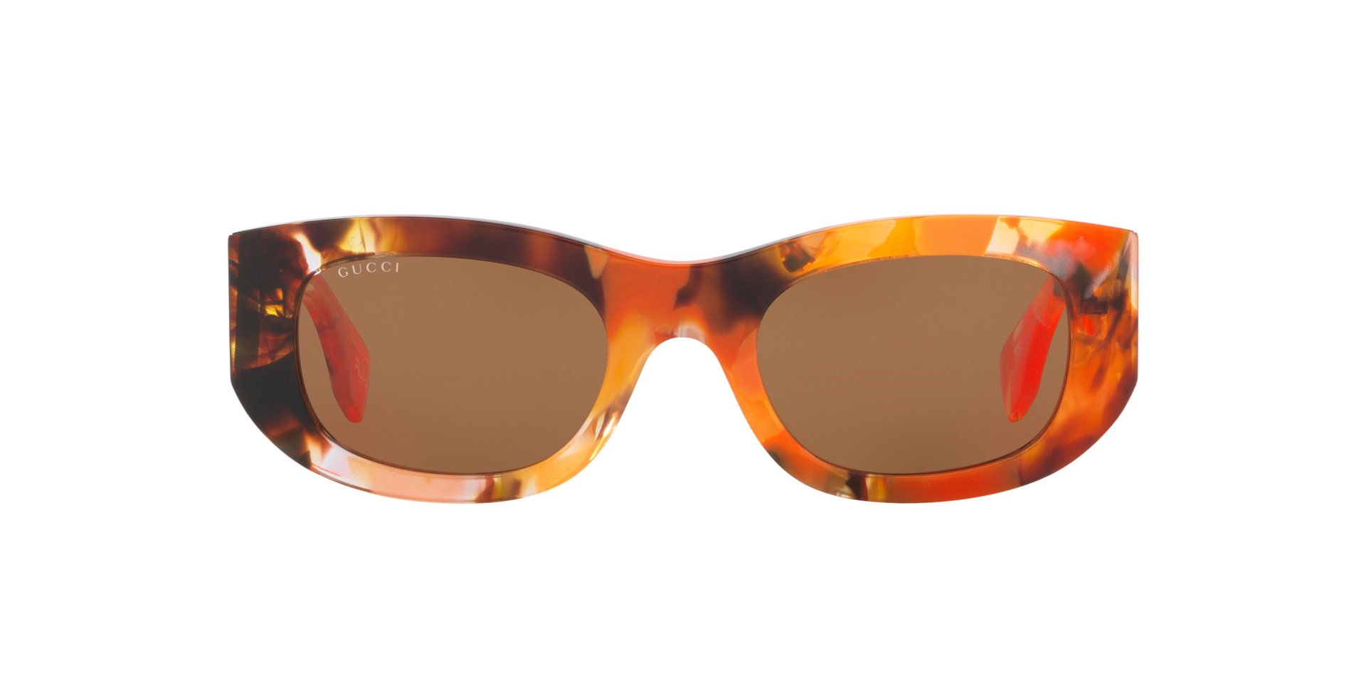Gucci GG1627S XS (51 - 22) with Brown lenses and Orange frame