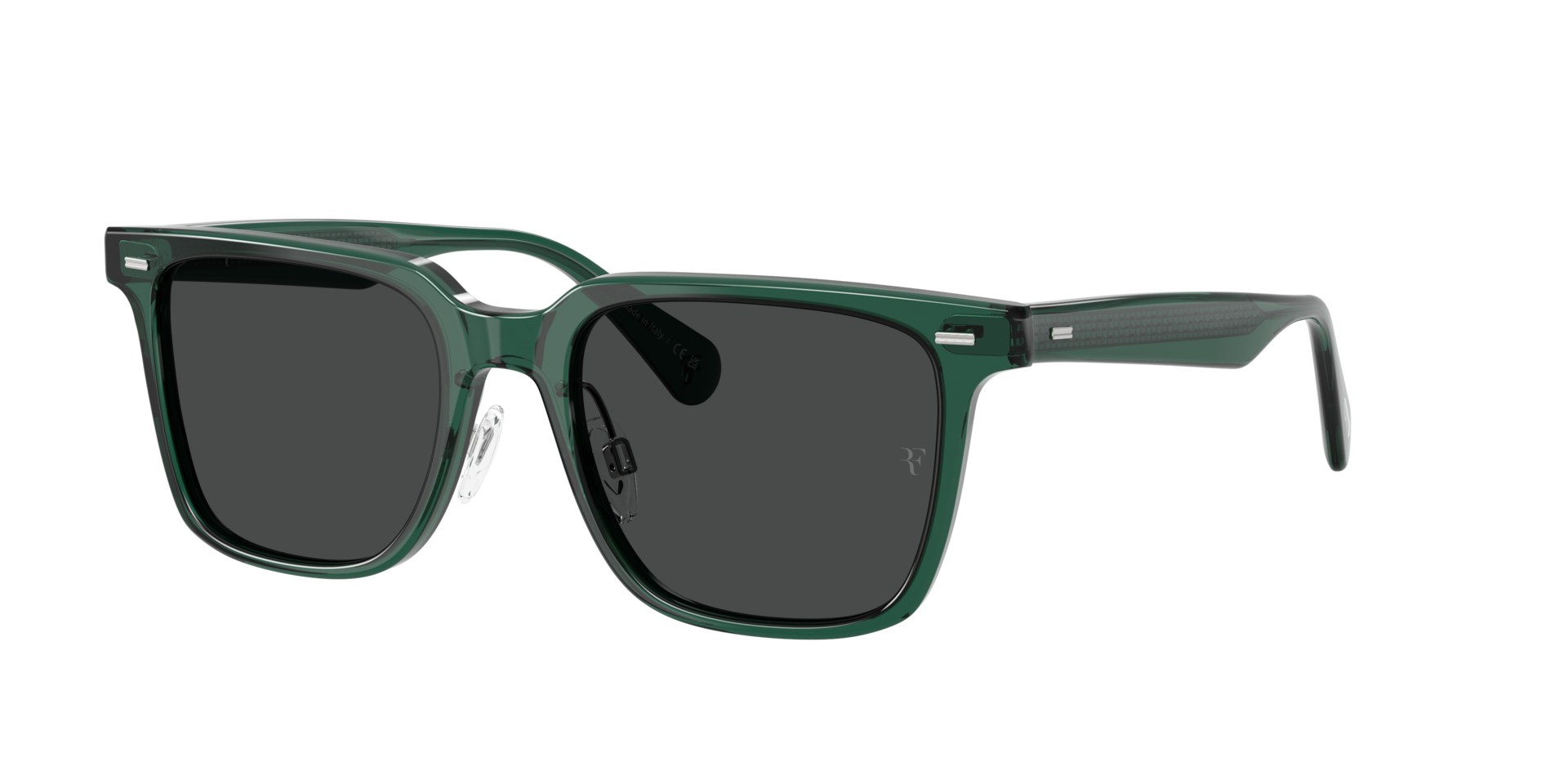 Oliver Peoples Mann Sunglass OV5592S Mr. Federer II - Rahmenfarbe: Translucent Dark Teal, Linsenfarbe: Schiefer dunkel