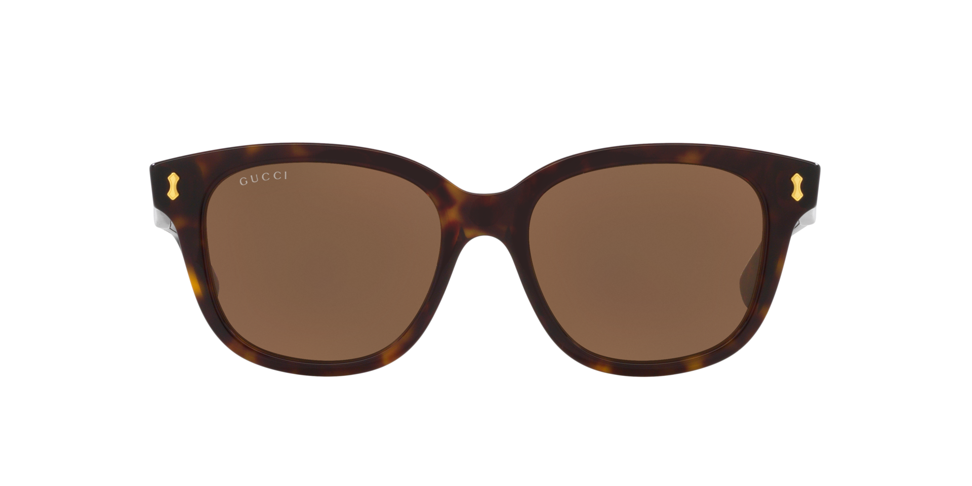 Gucci GG1264S XS (52 - 18) with Brown lenses and Tortoise frame 