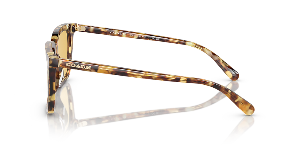 m*a様 新品 コーチ HC8385U カラーレンズ サングラス べっ甲 ハニー Coach HC8385U CL910 M (54 - 17) with Brown lenses and Tortoise