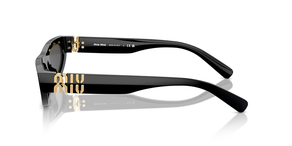 Miu Miu MU 07ZS L (56 - 19) with Grey lenses and Black frame