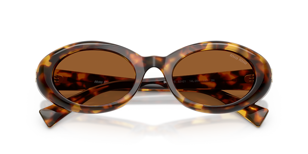 Miu Miu MU B09S S (52 - 21) with Brown lenses and Tortoise frame