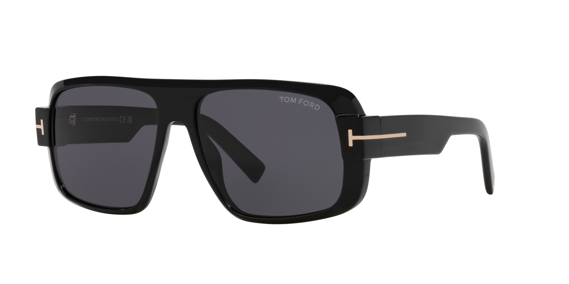 Tom Ford FT1101 XXL (58 - 15) with Grey lenses and Black frame
